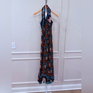 Mango Suit Halter Maxi Dress